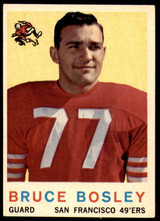 1959 Topps #166 Bruce Bosley Excellent+ RC Rookie  ID: 222562