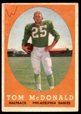 1958 Topps #126 Tommy McDonald Poor  ID: 246642