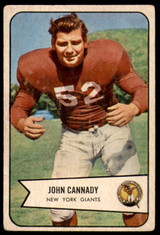 1954 Bowman #19 John Cannady G-VG 