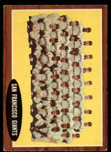 1962 Topps #226 Giants Team Excellent ID: 169740 1962 Topps #226 Giants Team Excellent ID: 169740