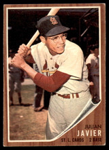 1962 Topps #118 Julian Javier Excellent+ ID: 194836 1962 Topps #118 Julian Javier Excellent+ ID: 194836