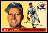 1955 Topps #109 Ed Lopat VG Very Good 