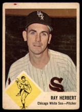 1963 Fleer #9 Ray Herbert VG Very Good 1963 Fleer #9 Ray Herbert VG Very Good