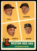 1960 Topps #456 Red Sox Coaches Excellent ID: 197439 1960 Topps #456 Red Sox Coaches Excellent ID: 197439