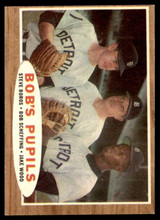 1962 Topps #72 Steve Boros/Bob Scheffing/Jake Wood Bob's Pupils Near Mint ID: 194641 1962 Topps #72 Steve Boros/Bob Scheffing/Jake Wood Bob's Pupils Near Mint ID: 194641