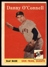 1958 Topps #166 Danny O'Connell EX++ Excellent++  ID: 104531