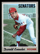 1970 Topps #106 Darold Knowles Ex-Mint  ID: 288676