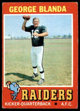 1971 Topps # 39 George Blanda Very Good  ID: 187745