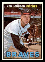 1967 Topps #101 Ken Johnson Excellent+ ID: 286632 1967 Topps #101 Ken Johnson Excellent+ ID: 286632