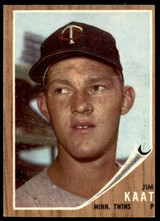 1962 Topps #21 Jim Kaat Excellent+  ID: 194407