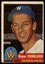 1953 Topps #159 Wayne Terwilliger DP Very Good ID: 137331 1953 Topps #159 Wayne Terwilliger DP Very Good ID: 137331