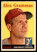 1958 Topps #254 Alex Grammas UER EX++ Excellent++ ID: 106368 1958 Topps #254 Alex Grammas UER EX++ Excellent++ ID: 106368