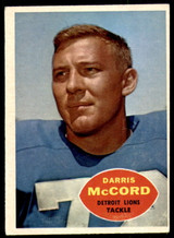 1960 Topps #45 Darris McCord Very Good RC Rookie  ID: 246966