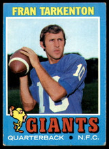 1971 Topps #120 Fran Tarkenton Very Good  ID: 187788