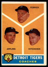 1960 Topps #461 Tigers Coaches Excellent  ID: 175757