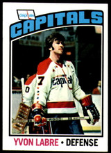 1976-77 Topps #161 Yvon Labre Near Mint or Better 1976-77 Topps #161 Yvon Labre Near Mint or Better