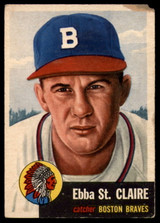 1953 Topps #91 Ebba St. Claire DP Very Good  ID: 134374