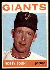 1964 Topps #374 Bobby Bolin EX++ Excellent++ ID: 114414 1964 Topps #374 Bobby Bolin EX++ Excellent++ ID: 114414