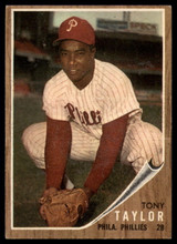 1962 Topps #77 Tony Taylor Excellent+ ID: 169464 1962 Topps #77 Tony Taylor Excellent+ ID: 169464
