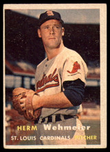 1957 Topps #81 Herm Wehmeier Excellent 