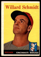 1958 Topps #214 Willard Schmidt EX Excellent ID: 102407 1958 Topps #214 Willard Schmidt EX Excellent ID: 102407