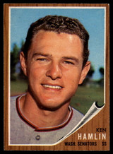 1962 Topps #296 Ken Hamlin EX/NM 1962 Topps #296 Ken Hamlin EX/NM