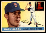 1955 Topps #72 Karl Olson Very Good  ID: 138512