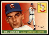 1955 Topps #86 Bill Wilson Very Good  ID: 138527