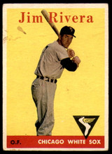 1958 Topps #11 Jim Rivera UER Very Good ID: 183846 1958 Topps #11 Jim Rivera UER Very Good ID: 183846