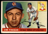 1955 Topps #14 Jim Finigan VG Very Good RC Rookie 1955 Topps #14 Jim Finigan VG Very Good RC Rookie