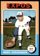 1975 Topps #286 Mike Jorgensen Near Mint or Better  ID: 205900