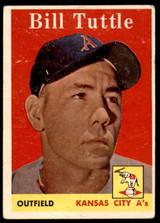 1958 Topps #23 Bill Tuttle Very Good  ID: 183855