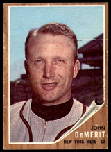 1962 Topps #4 John DeMerit Excellent  ID: 194353