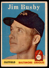 1958 Topps #28 Jim Busby Very Good  ID: 183858