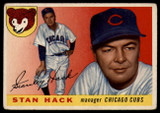 1955 Topps #6 Stan Hack MG VG Very Good RC Rookie ID: 102980 1955 Topps #6 Stan Hack MG VG Very Good RC Rookie ID: 102980