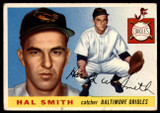 1955 Topps #8 Hal Smith UER VG Very Good RC Rookie