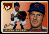 1955 Topps #129 Elvin Tappe UER Very Good ID: 138567 1955 Topps #129 Elvin Tappe UER Very Good ID: 138567