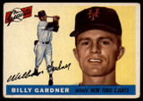 1955 Topps #27 Billy Gardner VG Very Good RC Rookie ID: 102992