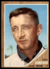 1962 Topps #15 Dick Donovan UER Ex-Mint  ID: 194387