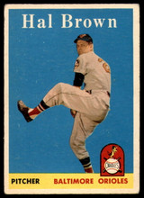 1958 Topps #381 Hal Brown Excellent ID: 131157 1958 Topps #381 Hal Brown Excellent ID: 131157