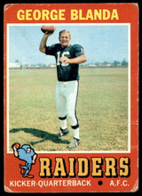 1971 Topps # 39 George Blanda G-VG 1971 Topps # 39 George Blanda G-VG