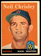 1958 Topps #303 Neil Chrisley UER Excellent ID: 186227 1958 Topps #303 Neil Chrisley UER Excellent ID: 186227