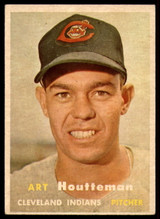 1957 Topps #385 Art Houtteman EX Excellent 1957 Topps #385 Art Houtteman EX Excellent