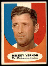 1961 Topps #134 Mickey Vernon MG Ex-Mint  ID: 139921