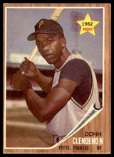 1962 Topps #86 Donn Clendenon Excellent RC Rookie ID: 194710 1962 Topps #86 Donn Clendenon Excellent RC Rookie ID: 194710