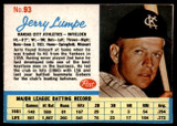 1962 Post Cereal #93 Jerry Lumpe Near Mint  ID: 144291