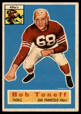 1956 Topps #98 Bob Toneff EX++ Excellent++ 1956 Topps #98 Bob Toneff EX++ Excellent++