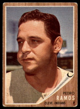 1962 Topps #485 Pedro Ramos Very Good  ID: 170191