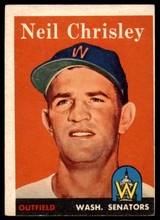 1958 Topps #303 Neil Chrisley UER EX Excellent 1958 Topps #303 Neil Chrisley UER EX Excellent