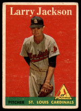 1958 Topps #97a Larry Jackson UER VG Very Good 
